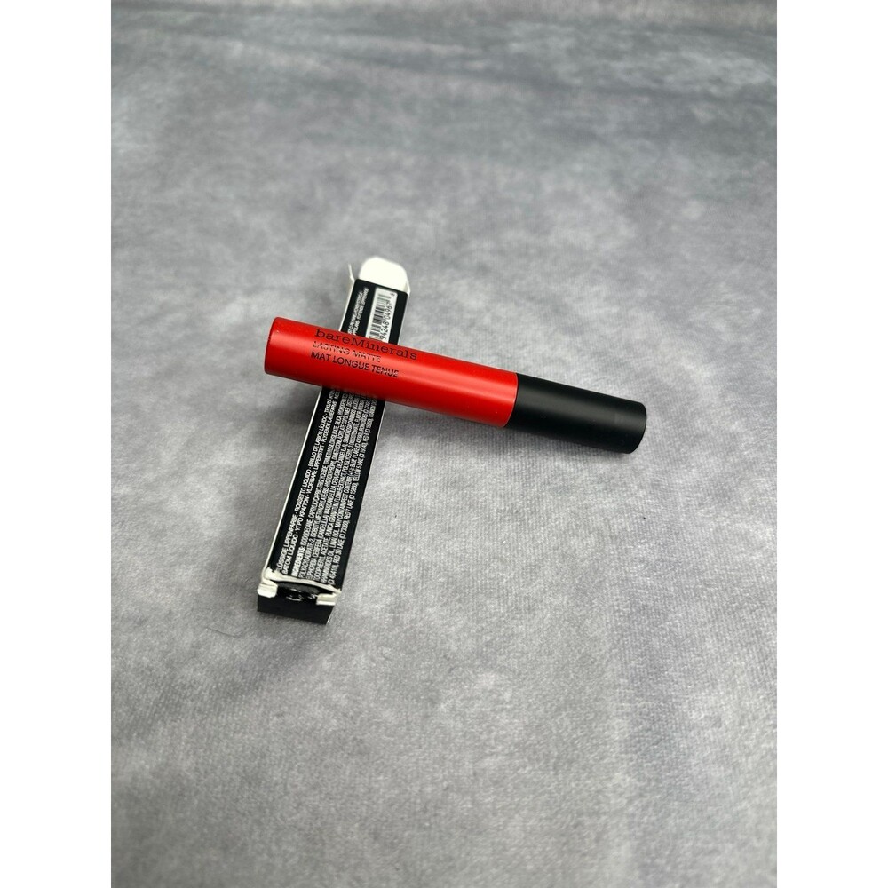 bareMinerals long lasting liquid matte lipstick in Daring perfect for Christmas
